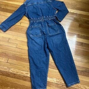 Blue Universal Thread Denim Utility Jumpsuit
